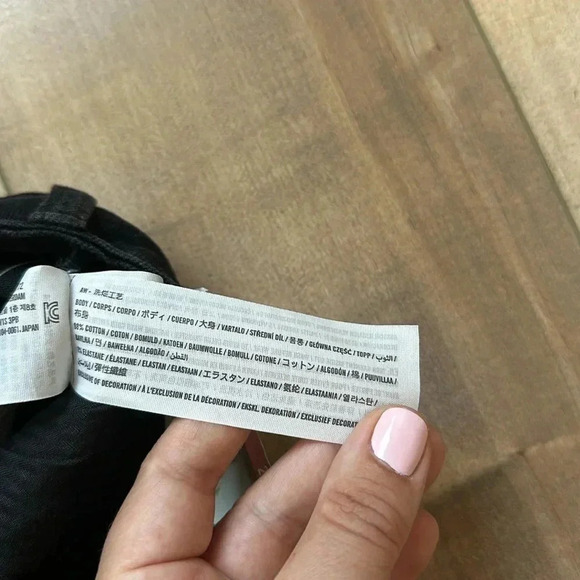 NWT Abercrombie & Fitch The Skinny High Ride Black Jeans Sz 24/00 - Picture 6 of 8